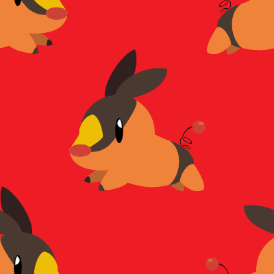 Tepig tile background by buizelknight on