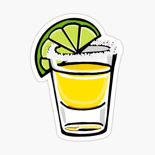 Tequila shot stickers for sale