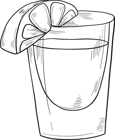 Tequila coloring page free printable coloring pages