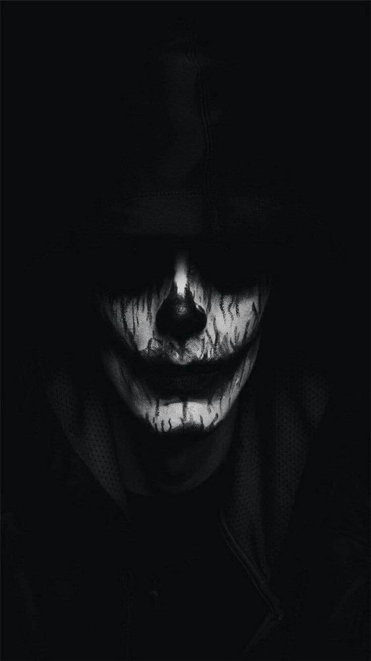 Black scary wallpapers