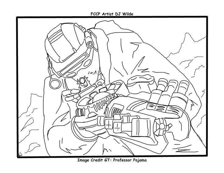 Fallout tesla coloring page coloring pages coloring books coloring for kids