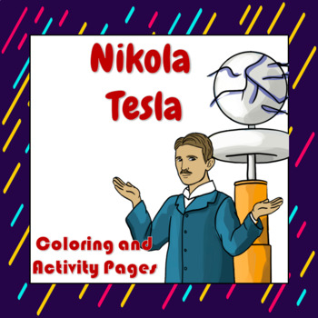 Nikola tesla coloring and activity book pages