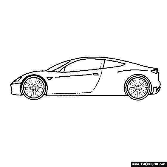 Tesla roadster coloring page tesla roadster cars coloring pages roadster car