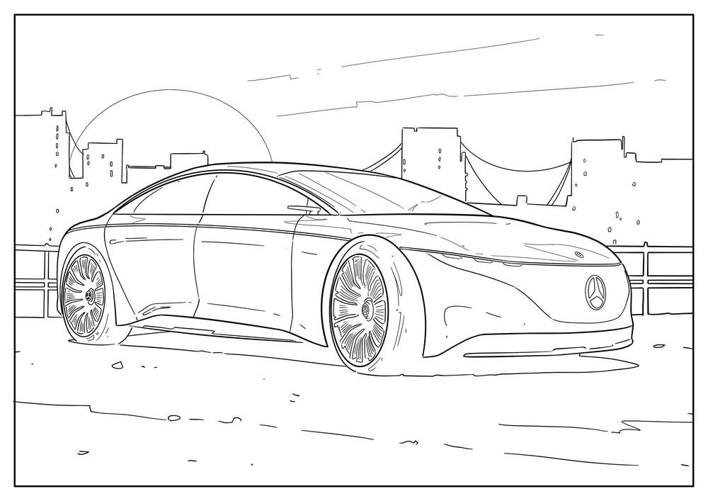 Audi and mercedes release coloring pages to battle quarantine boredom