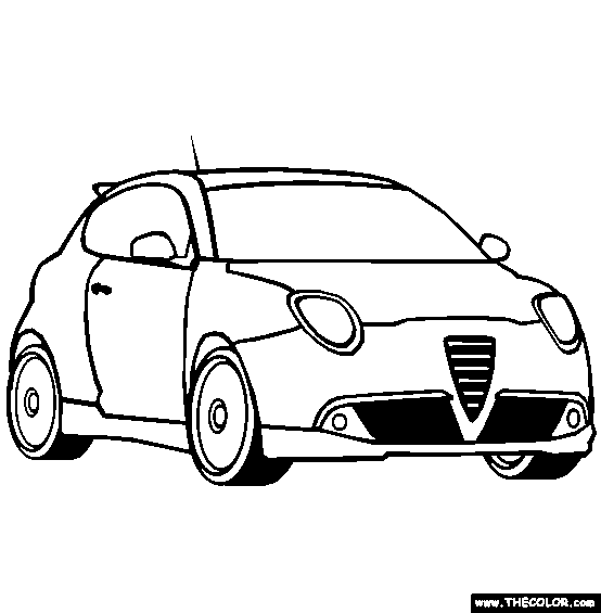 Cars online coloring pages