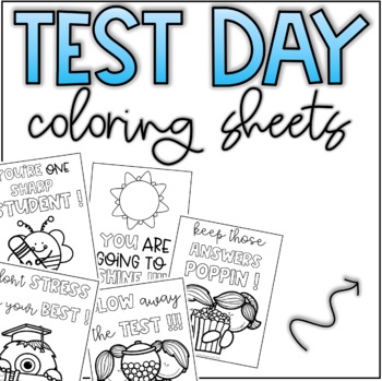 Test motivation coloring sheets by jenna t tpt