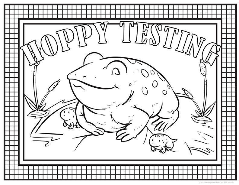 Test motivation coloring pages made by teachers