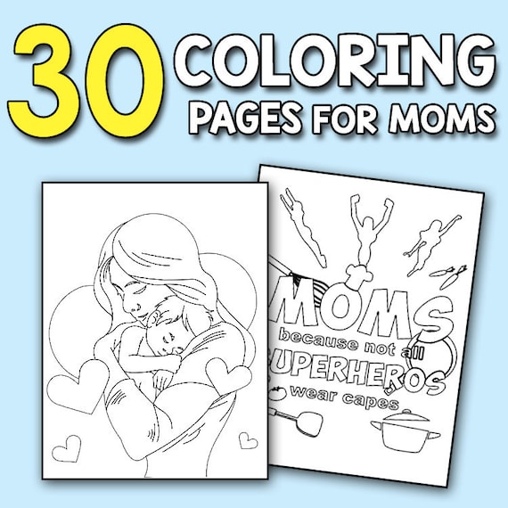 Best value best mom ever coloring book mothers day gift coloring pages instant download printable adult coloring book quote for mom
