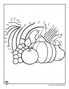 Thanksgiving dot to dots printable pages woo jr kids activities childrens publishing