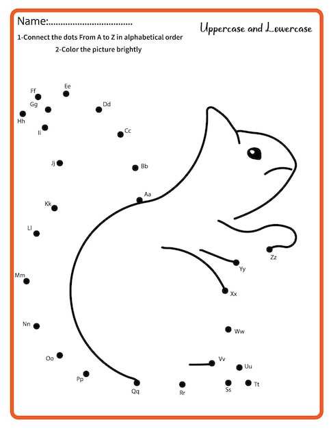 Premium vector thanksgiving connect the dots game for childrenautumn holiday printable worksheet
