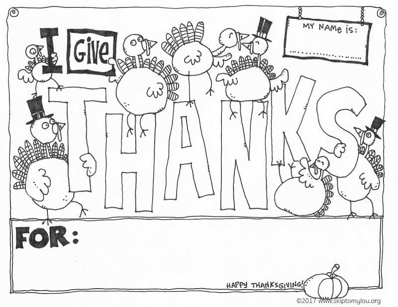 Thanksgiving coloring pages skip to my lou