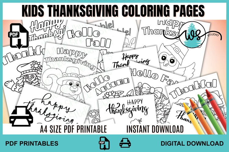 Thanksgiving coloring pages for kids printable thanksgiving