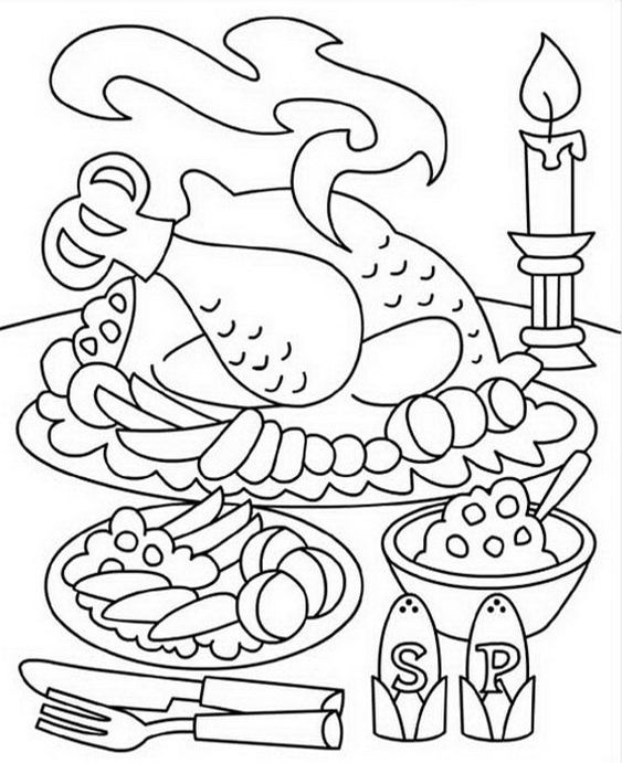 Free easy to print food coloring pages thanksgiving color fall coloring pages thanksgiving coloring pages