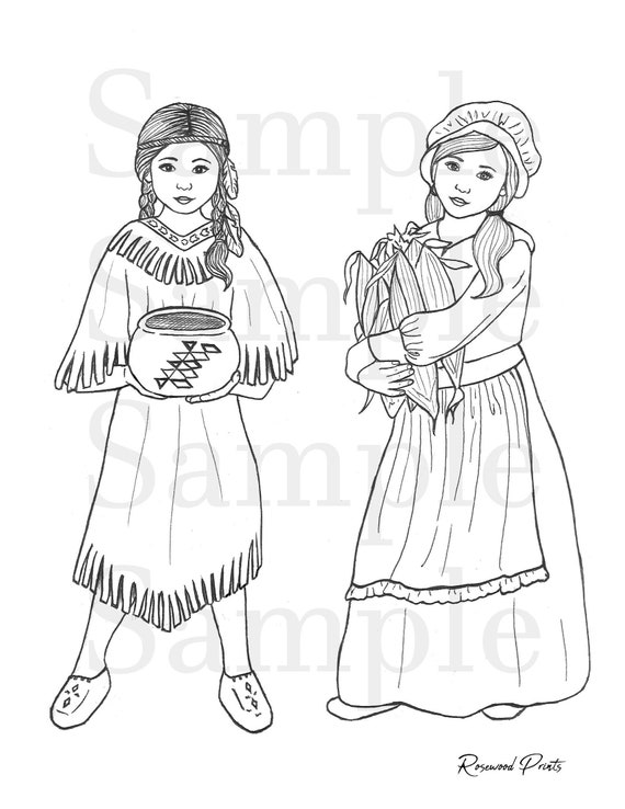 Thanksgiving coloring page