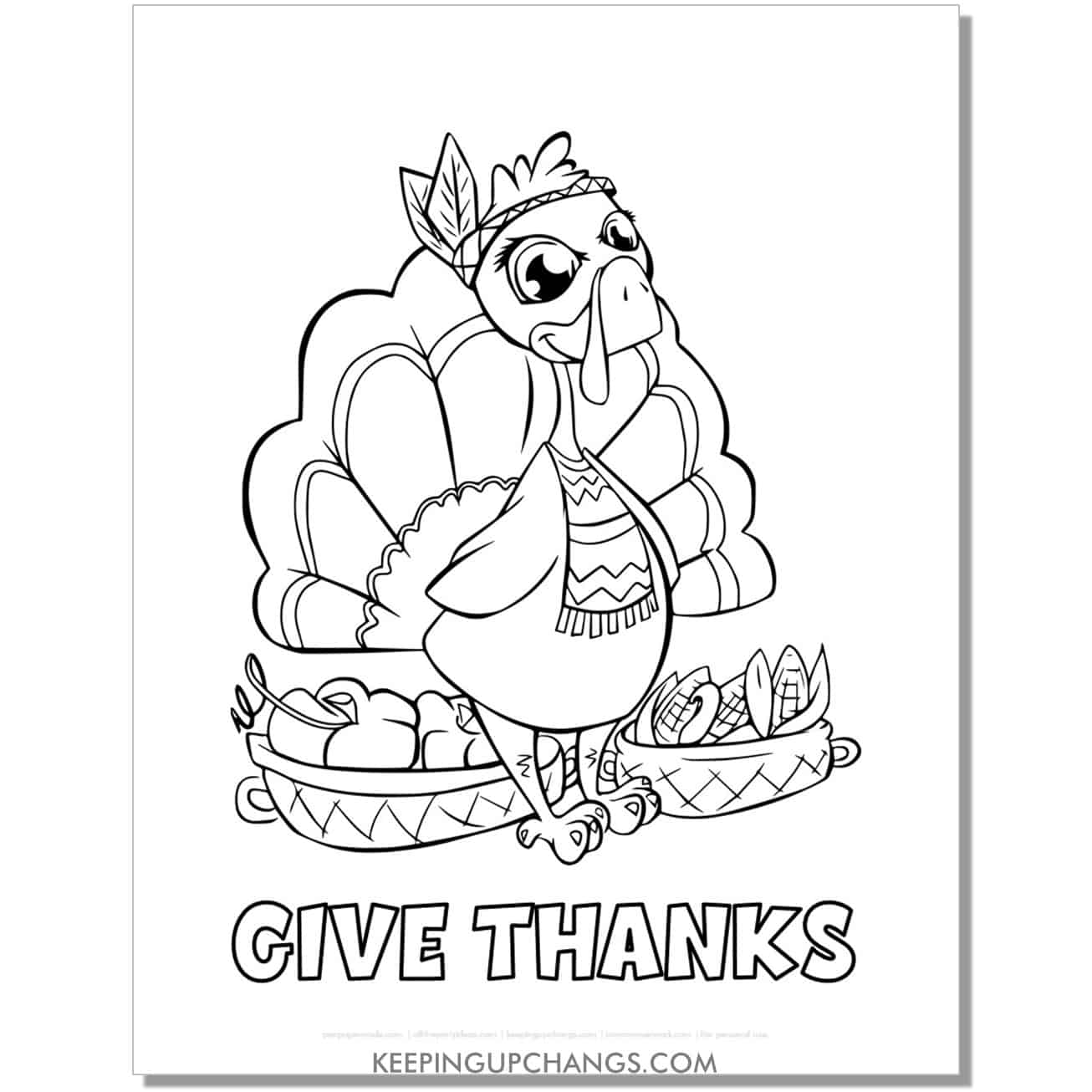 Free thanksgiving coloring pages sheets most popular printables
