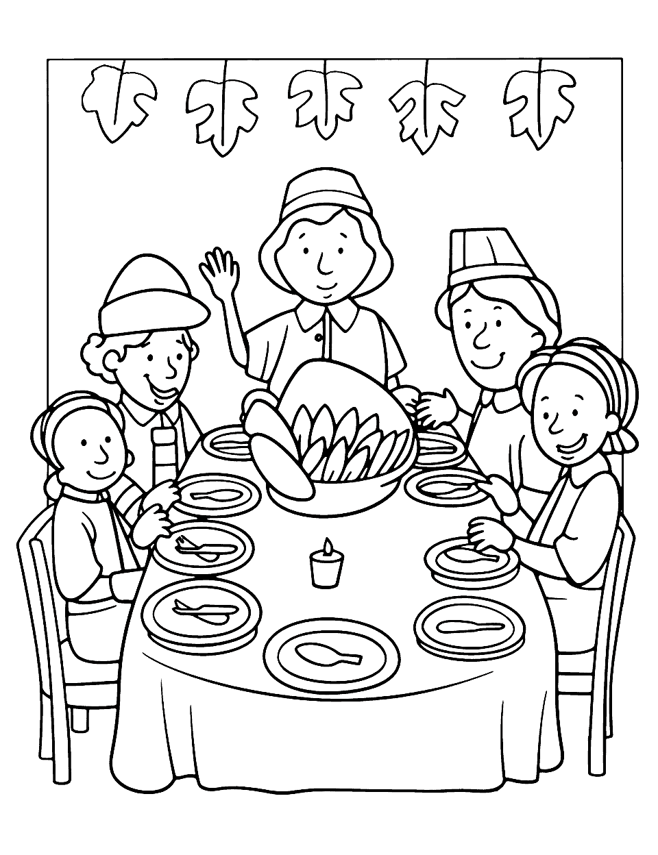 Thanksgiving coloring pages free printable sheets