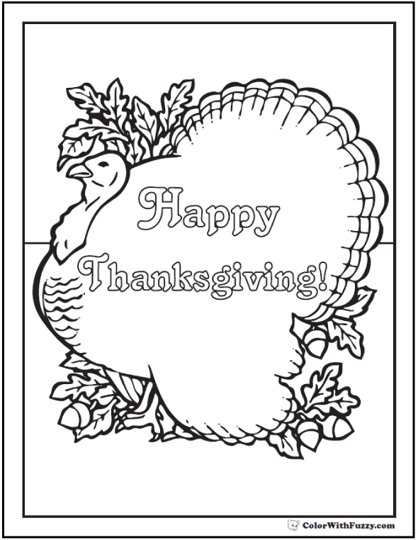 Thanksgiving coloring pages turkeys an autumn harvest fun