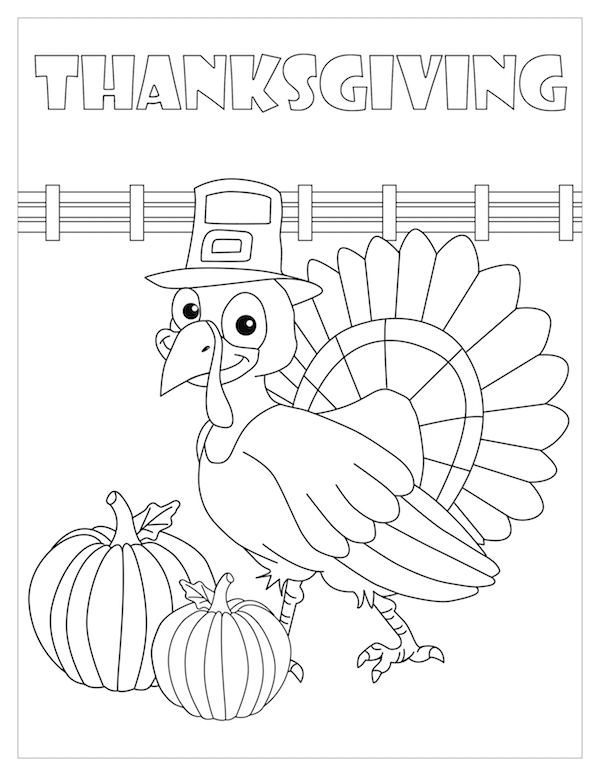 Coloring pages thanksgiving coloring pages