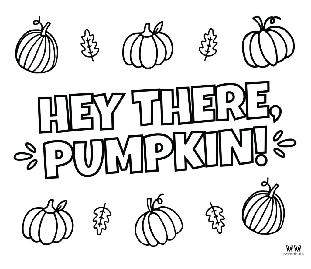 Free printable pumpkin coloring pages sheets