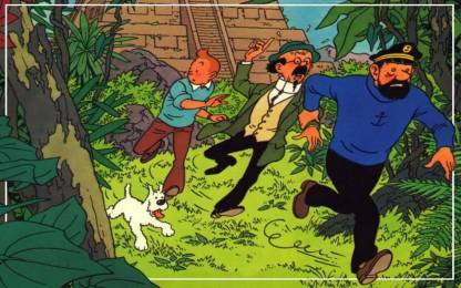 The adventures of tintin wall poster paper print
