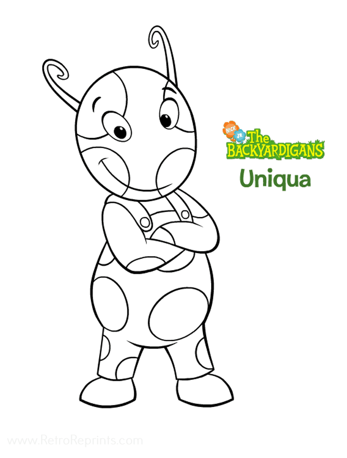 Backyardigans the coloring pages coloring books at retro reprints