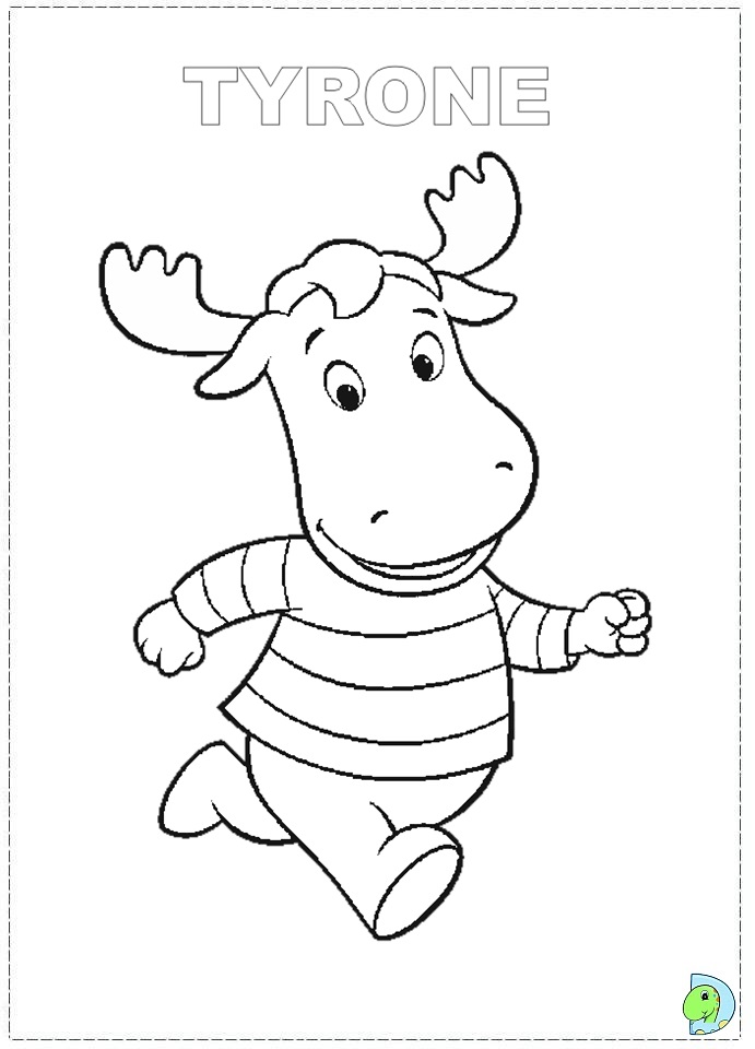 The backyardigans coloring page