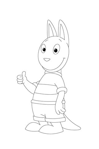 Backyardigans coloring pages free coloring pages