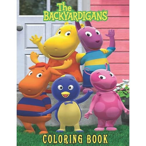 Backyardigans coloring book interesting backyardigans coloring book suitable for all ages giant great backyardigans pages with premium quality images