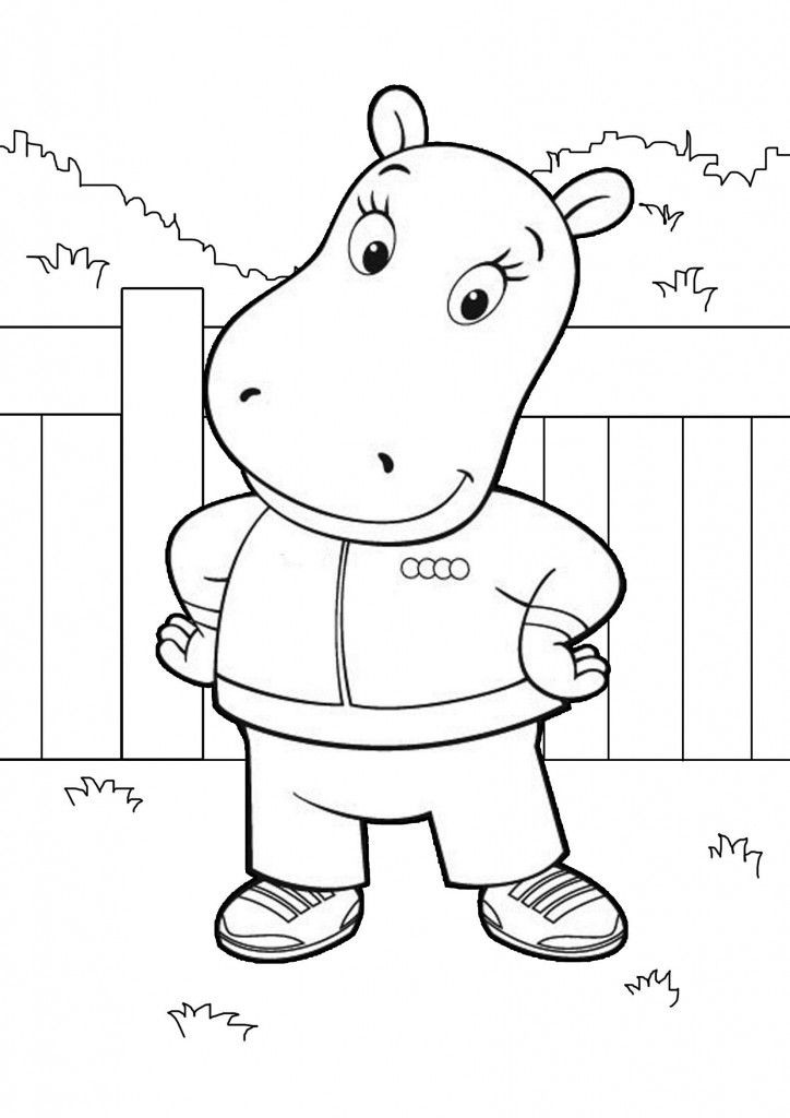 Free printable backyardigans coloring pages for kids cool coloring pages free coloring pages cartoon coloring pages