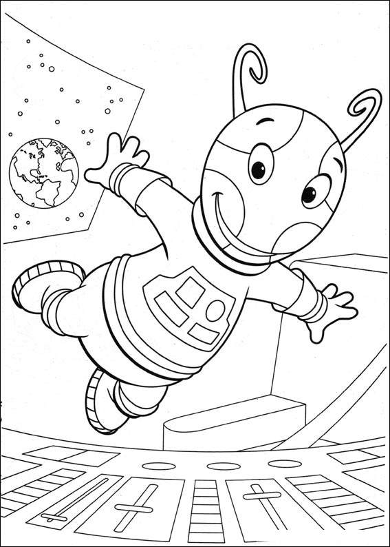 Free printable backyardigans coloring pages for kids