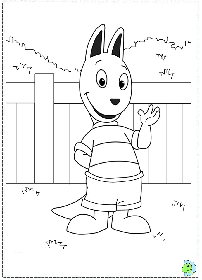 The backyardigans coloring page