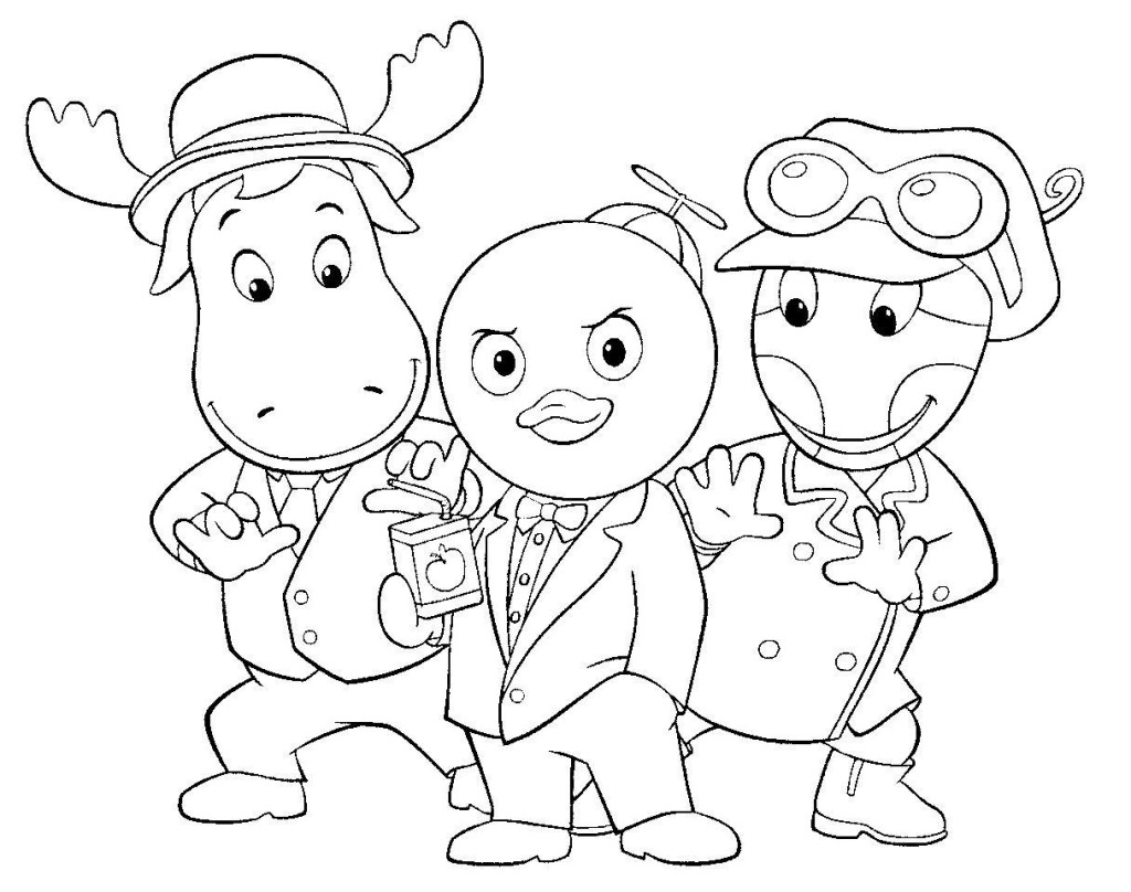 Backyardigans coloring pages printable