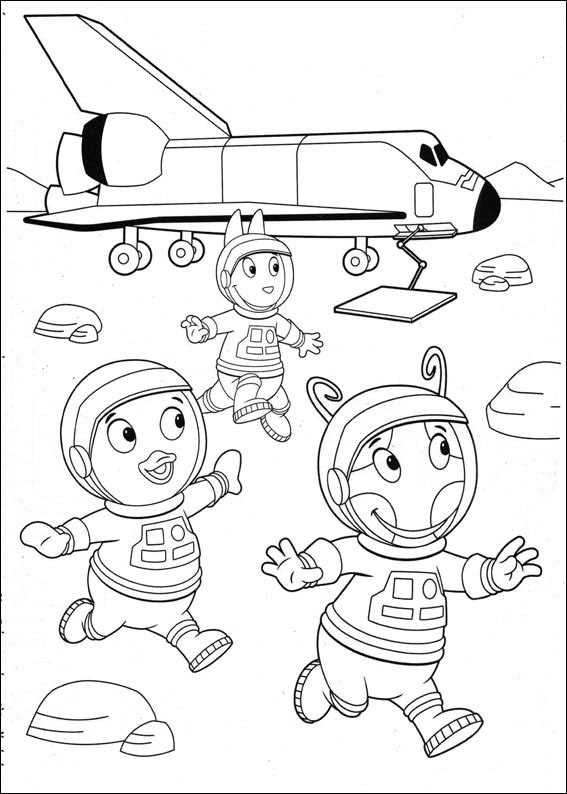 Backyardigans printable coloring pages