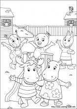 Backyardigans coloring pages on coloring