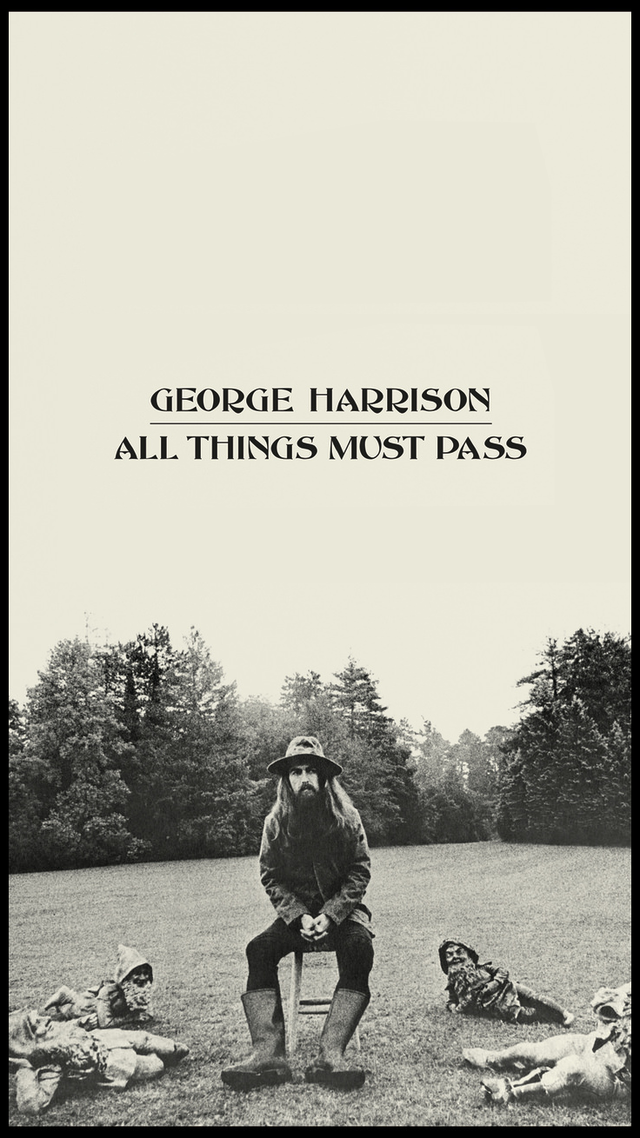 All things must pass wallpaper i made for iphone rbeatles