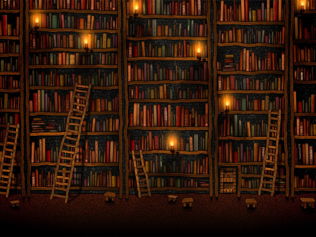 The beauty of books wallpaper