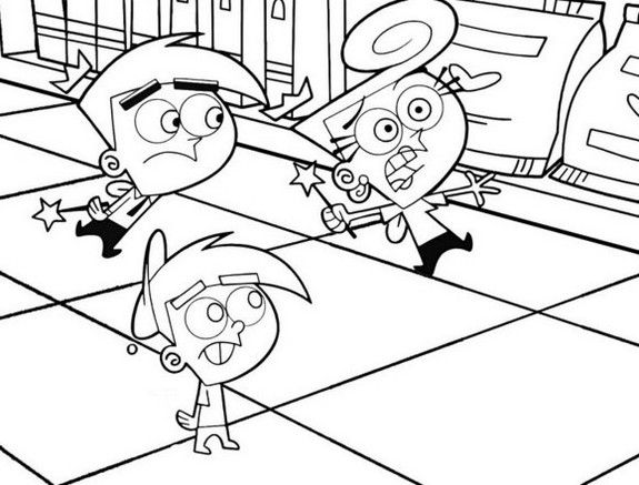 The fairly oddparents coloring pages the fairly oddparents nick jr coloring pages cartoon coloring pages