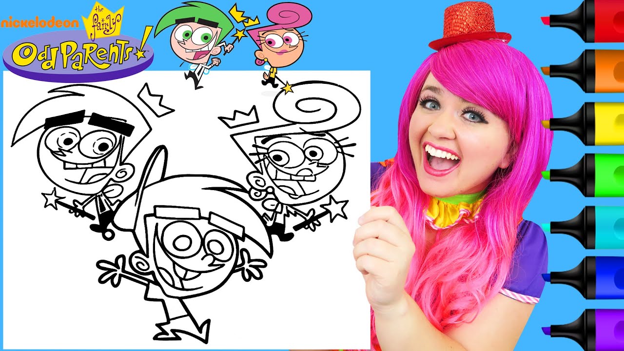 Coloring fairly odd parents arkers