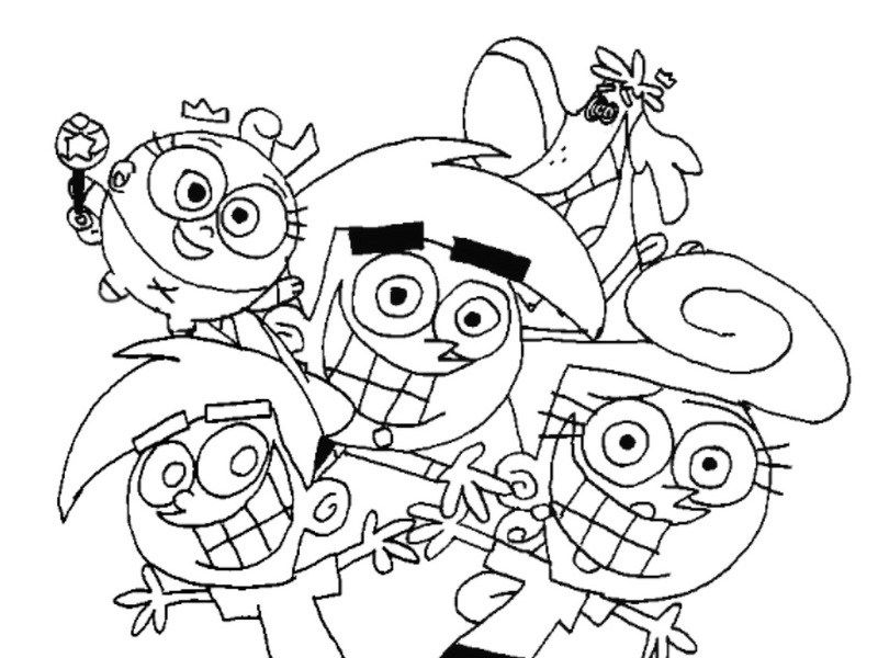 The fairly oddparents coloring pages coloring pages nick jr coloring pages cartoon art drawing