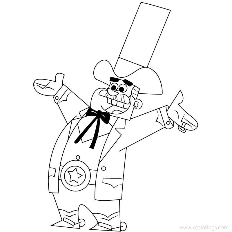 The fairly oddparents coloring pages doug dimmadome