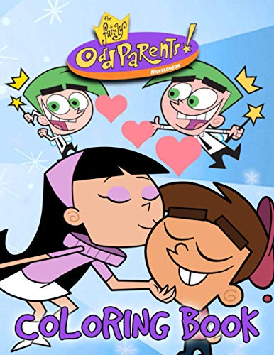 The fairly oddparents coloring book easy coloring book for having fun unleashing artistic abilities relaxation and leave all your stress behind with adorable designs of fairly oddparents by bruce nelson