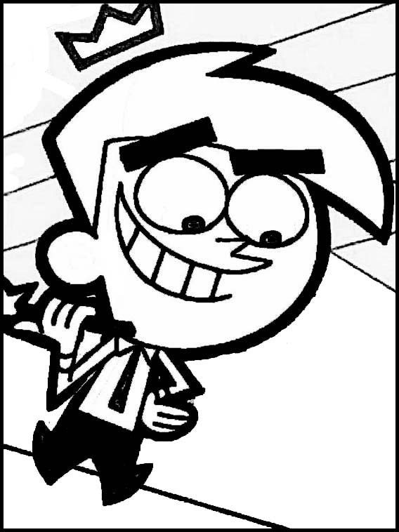 Free printable coloring book the fairly oddparents