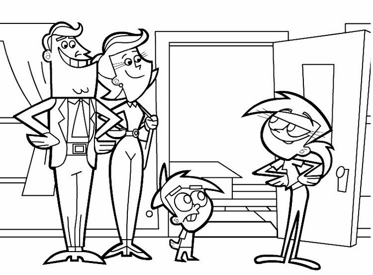 Printable the fairly oddparents coloring pages cute coloring pages nick jr coloring pages coloring pages