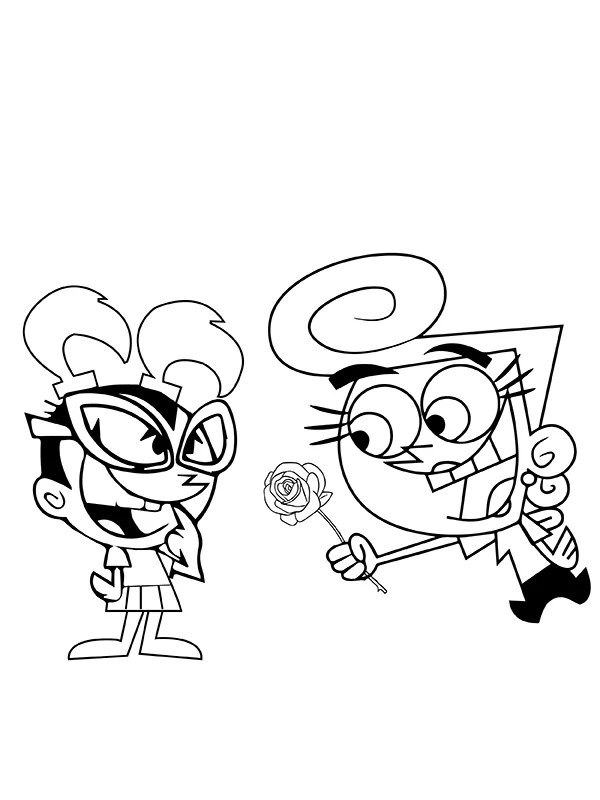 The fairly oddparents tootie and wanda fãrbung seite