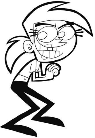 Fairly odd parents coloring pages