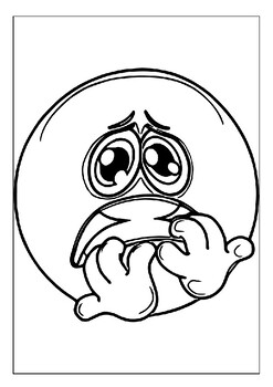 Color your emotions printable emoji coloring pages collection for kids pdf