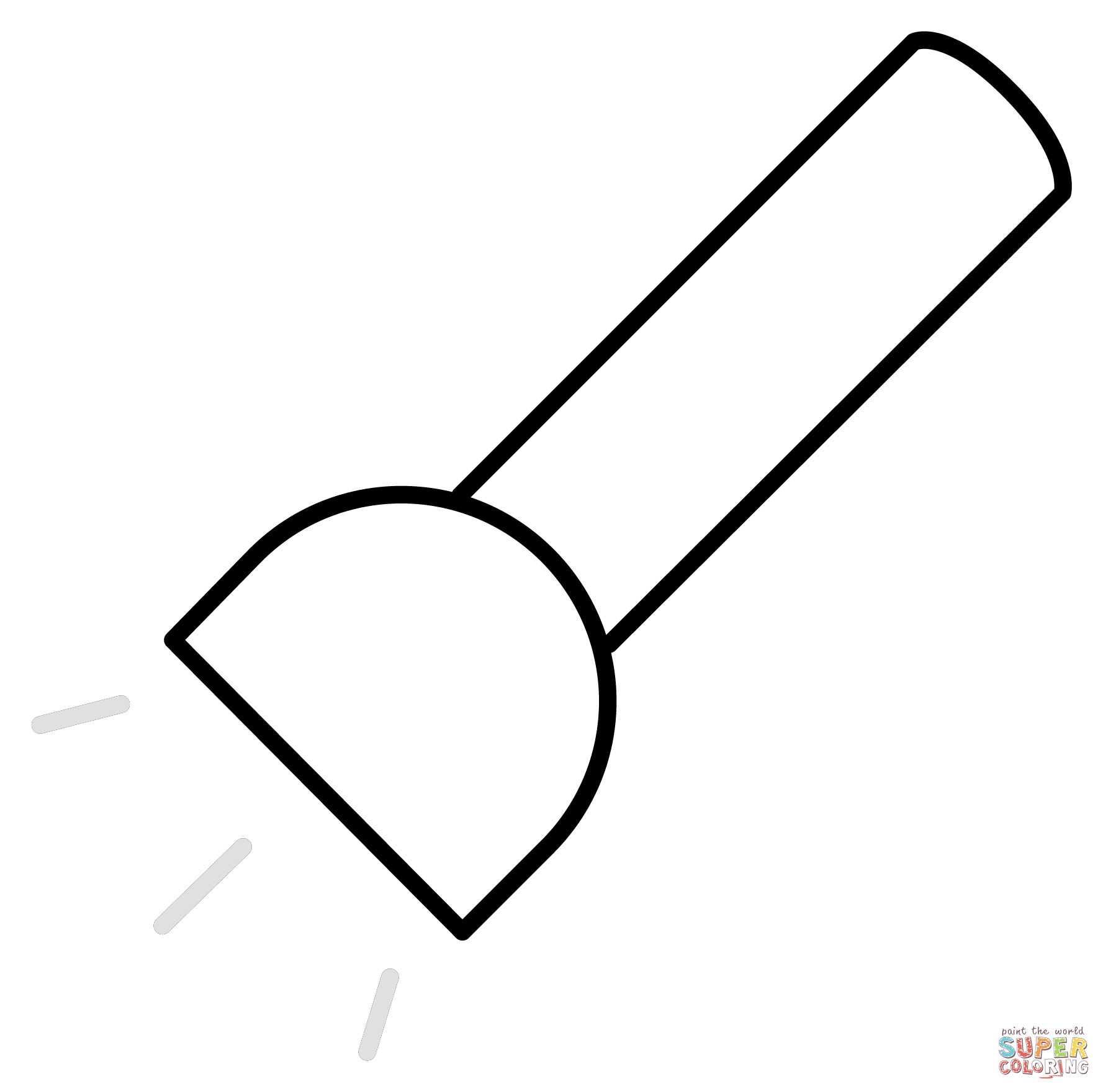 Flashlight emoji coloring page free printable coloring pages