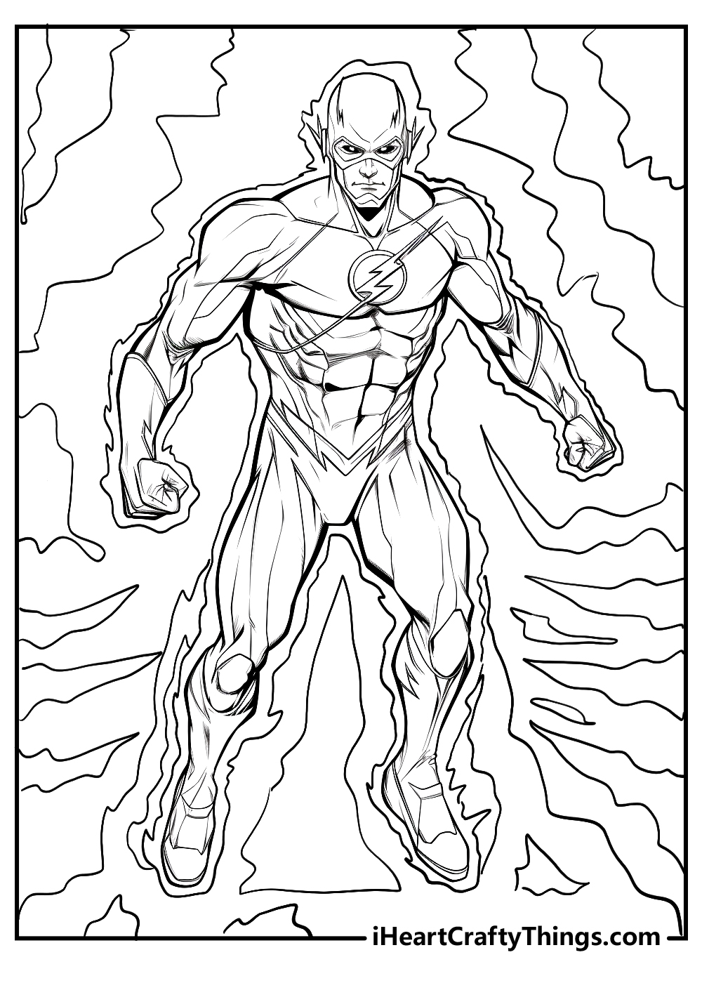 Printable the flash coloring pages updated