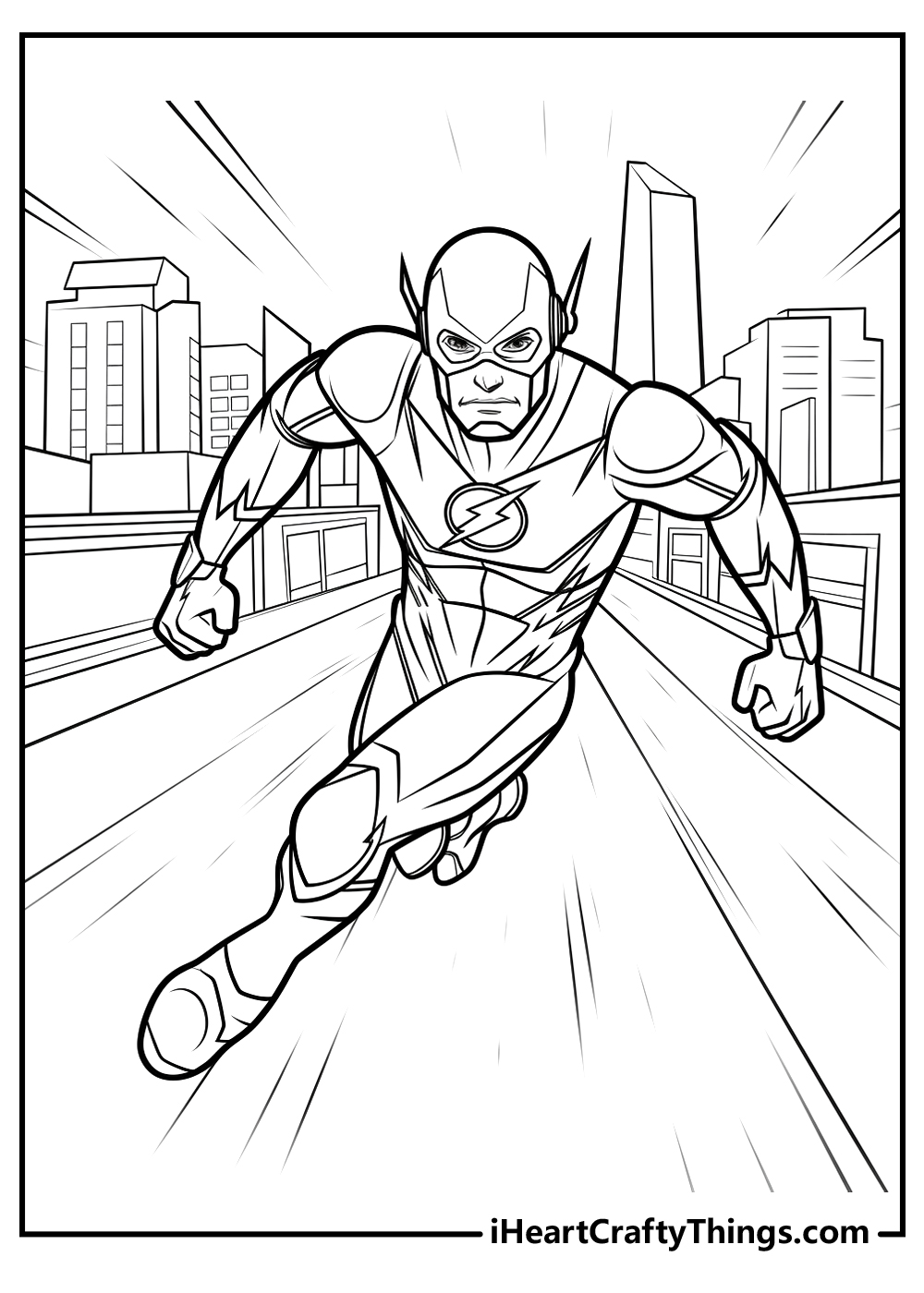 Printable the flash coloring pages updated