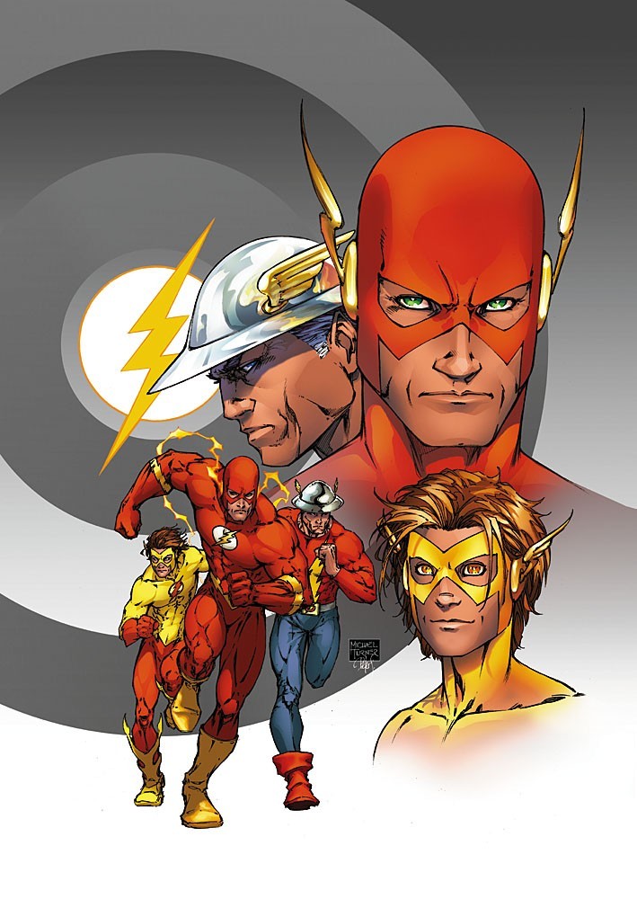 The flash comic book